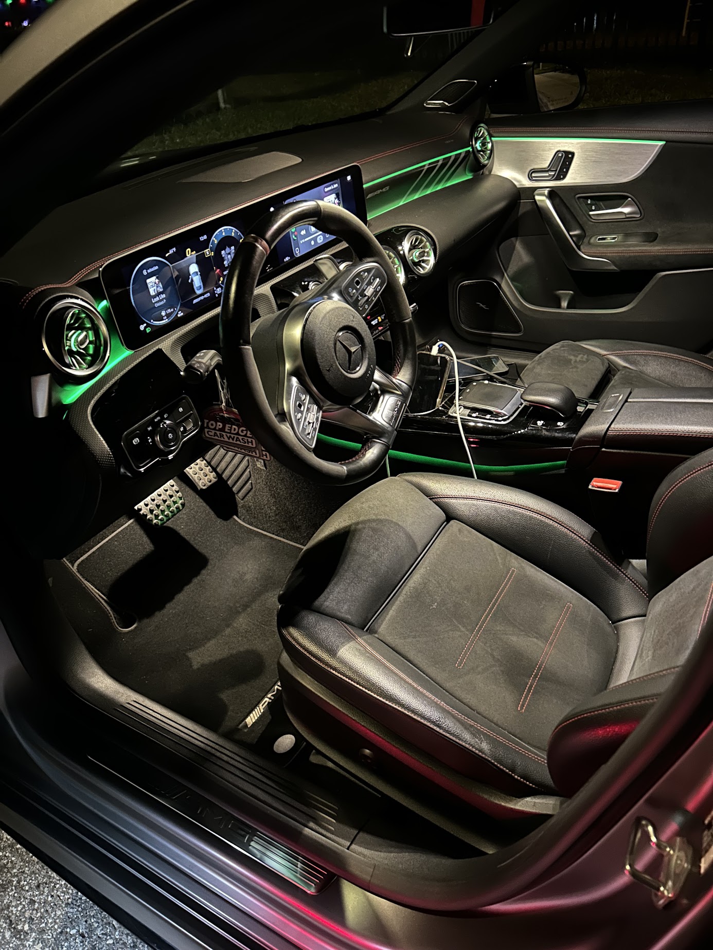 Detailed Mercedes interior